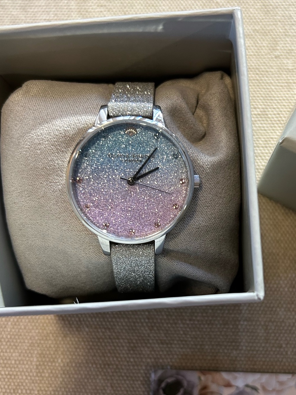 Olivia Burton Under The Sea Glitter Watch With 34mm Sparkling Face